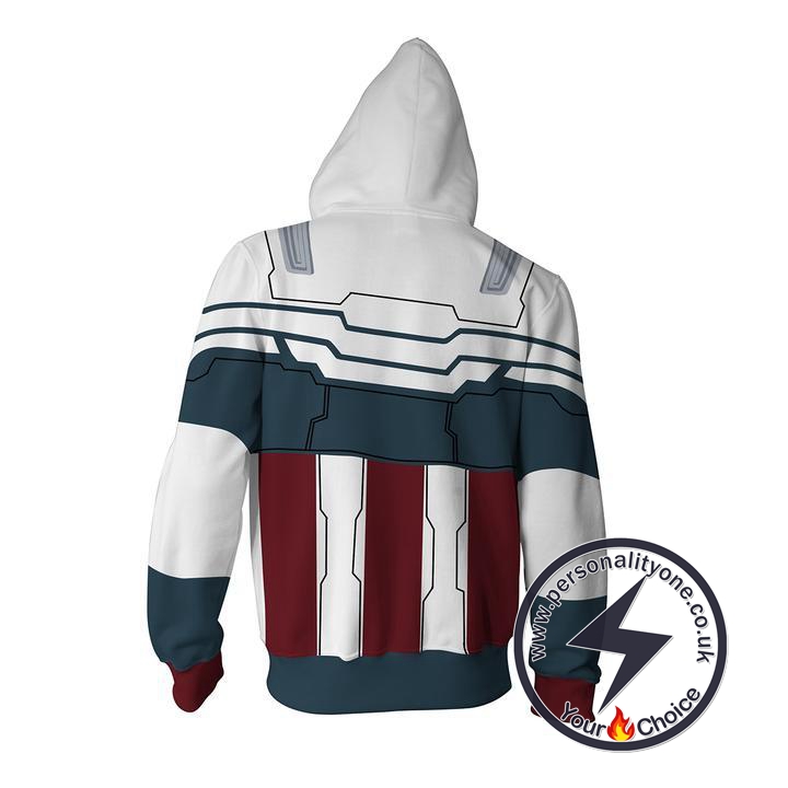 Captain America Hoodie - Sam Wilson Jacket